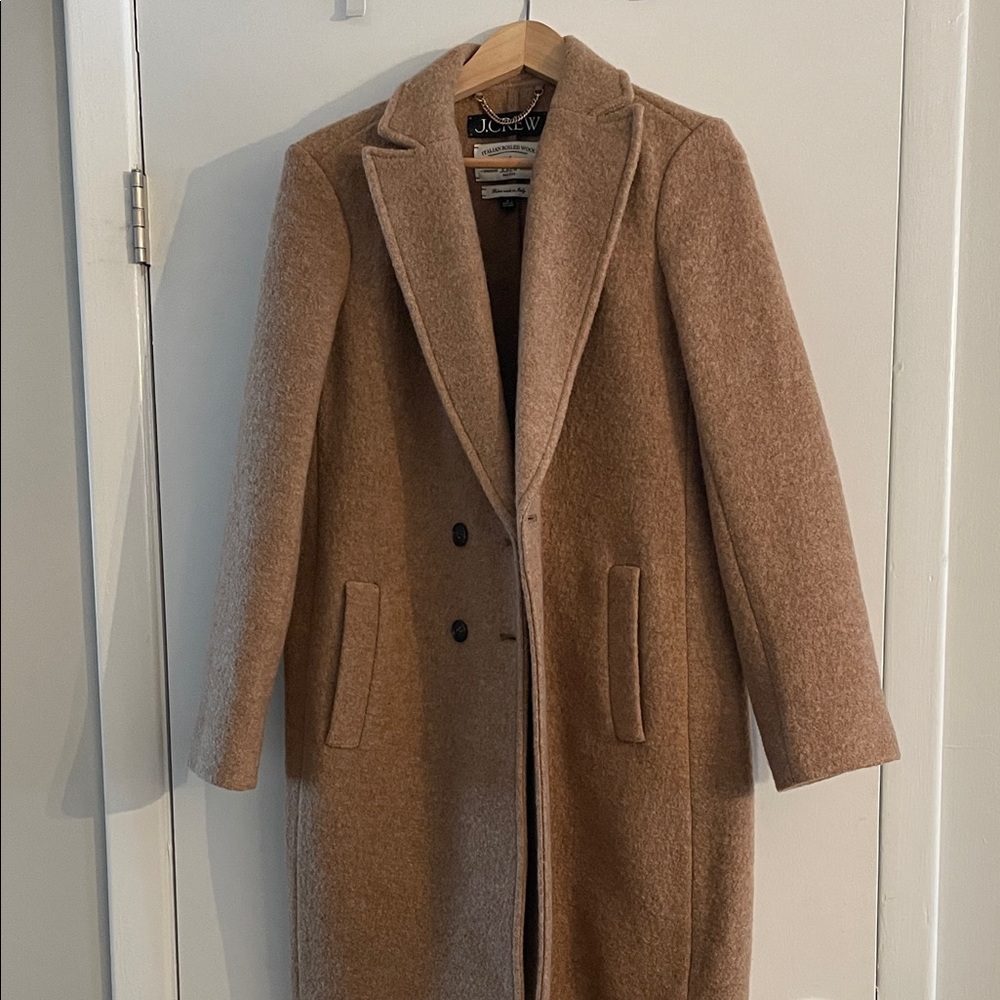 J. Crew Women's Camel Trench Coat